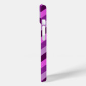 visgraatpatroon in paarse Case-Mate iPhone case (Achterkant / Links)
