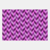 visgraatpatroon in paarse inpakpapier vel (Voorkant)