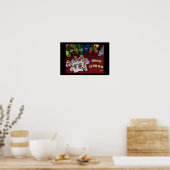 Vishaken - Big Slick Poker Poster (Keuken)