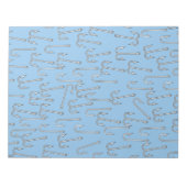  vishaken notitieblok (Voorkant)