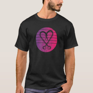 Vishaken Retro Stijl Vintage T-shirt