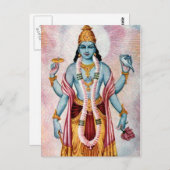 Vishnu Briefkaart (Voorkant / Achterkant)