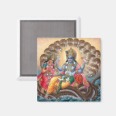 Vishnu & Lakshmi Magnet - Version 2 (Recto/Verso)