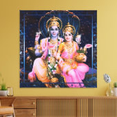 Vishnu & Lakshmi - Toile enrobée (Insitu(Salon))