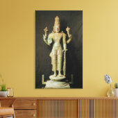 Vishnu, Late Chola Canvas Afdruk (Insitu (Woonkamer))