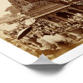 Vishnu Pud en Andere tempels, Benares (foto sepia) Poster (Hoek)