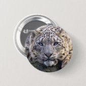 Vishnu Snow Leopard Badge Ronde Button 5,7 Cm (Voorkant /achterkant)