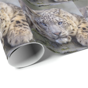 Vishnu Snow Leopard Wrapping Paper Cadeaupapier