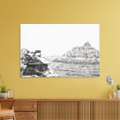 Vishnu Temple Canvas Afdruk (Insitu (Woonkamer))