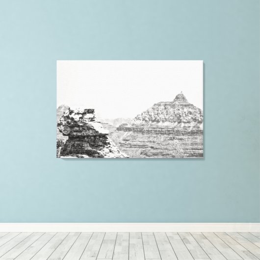 Vishnu Temple Canvas Afdruk (Insitu (Houten vloer))