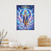 Vishnu V05 Poster (Keuken)