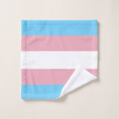 Visibilité du drapeau de fierté transgenre de Slip (Gant de toilette)