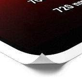 Visible Light Spectrum and RGB Color Wheel Poster (Coin)