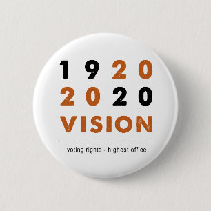 Visie 2020 in Pin Ronde Button 5,7 Cm