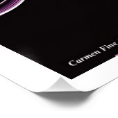 "Visie en Sentiment", Glanzend Poster Perfect Poster (Hoek)