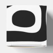 Visie Grip: Abstract Zwart & Wit Bedankdoosjes (Bovenkant)