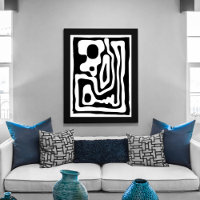 Visie Grip: Abstract Zwart & Wit