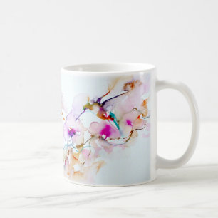 "Visie in roze" Hummingbird Print Koffiemok