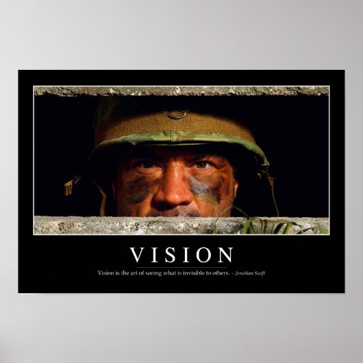 Visie: Inspirerend prijsopgave Poster (Voorkant)