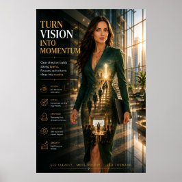 Visie omzetten in momentum – Executive Poster