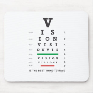 Visie-oogdiagram Muismat