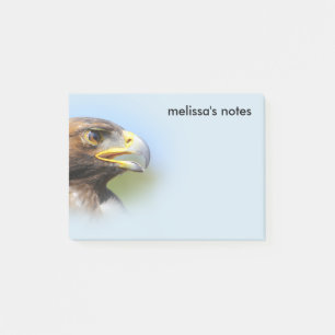 Visie op een mooie jonge Golden Eagle Post-it® Notes