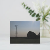 Visie van de South Dakota prairie Briefkaart (Staand voorkant)