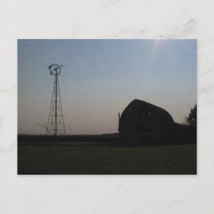 Visie van de South Dakota prairie Briefkaart