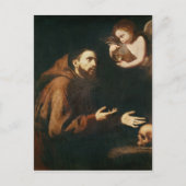 Visie van de St. Francis van Assisi Briefkaart (Voorkant)
