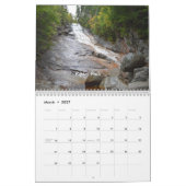 Visie van de Wandbouwkalender van de Witte Bergen Kalender (Mar 2027)