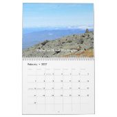 Visie van de Wandbouwkalender van de Witte Bergen Kalender (Feb 2027)