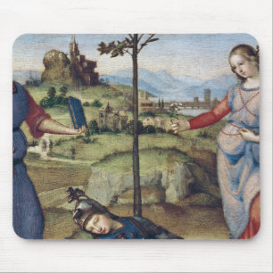 Visie van een Knight, c.1504 Muismat