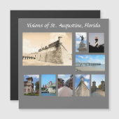 Visie van Historic St. Augustine, Florida (Voorkant / Achterkant)