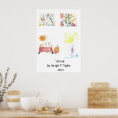 Visie van Joseph P. Taylor Poster (Keuken)