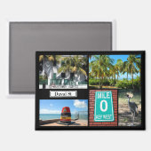 Visie van Key West Florida Magneet (Voorkant / Achterkant)