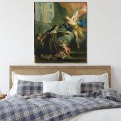 Visie van St. Teresa Canvas Afdruk (Insitu (Slaapkamer))
