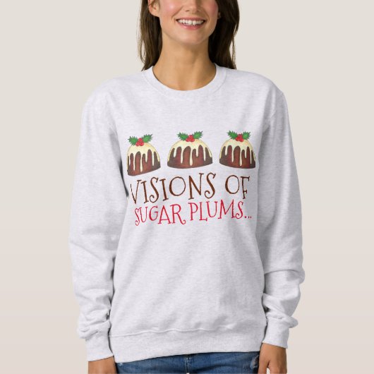 Visie van Suikerplassen Plum Pudding Sweatshirt (Voorkant)