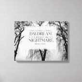 Visie zonder actie canvas afdruk (Voorkant)