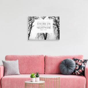 Visie zonder actie canvas afdruk