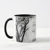 Visie zonder actie is dagdroom mok (Links)