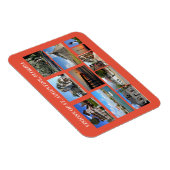 Visies van de historische St. Augustine, Florida Magneet (Rechterzijde)