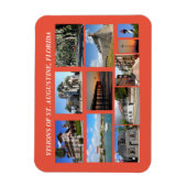 Visies van de historische St. Augustine, Florida Magneet (Verticaal)