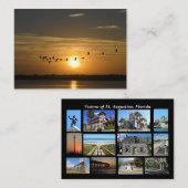 Visies van St. Augustine, Visitekaartje van Florid (Voorkant / Achterkant)
