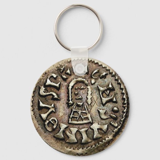 Visigoth Chindaswinth Gold Coin Obverse Sleutelhanger (Voorkant)