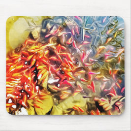 Visillustraties op een muismat