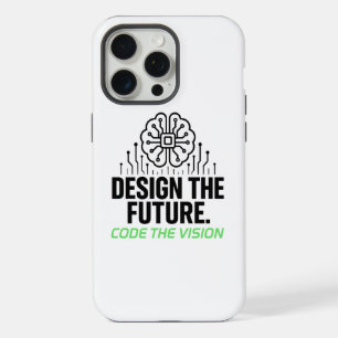 Visioen Algorithmisch Canvas: Abstracte Code iPhone 15 Pro Max Hoesje