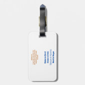 Visioen Cruise Trip merchandise Bagagelabel (Achterkant verticaal)