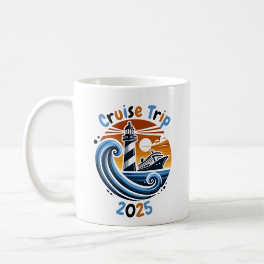 Visioen Cruise Trip merchandise Koffiemok (Links)