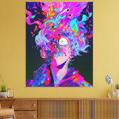 Visioenen ontrafeld #8 canvas afdruk (Insitu (Woonkamer))