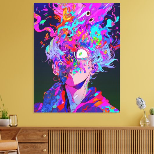 Visioenen ontrafeld #8 canvas afdruk (Insitu (Woonkamer))